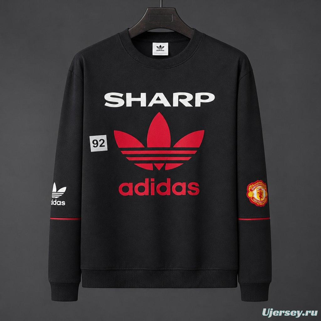 26/27 Manchester United Black Adidas Originals Bringback 90/92 Sweatshirt