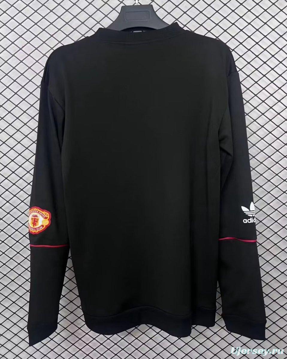26/27 Manchester United Black Adidas Originals Bringback 90/92 Sweatshirt