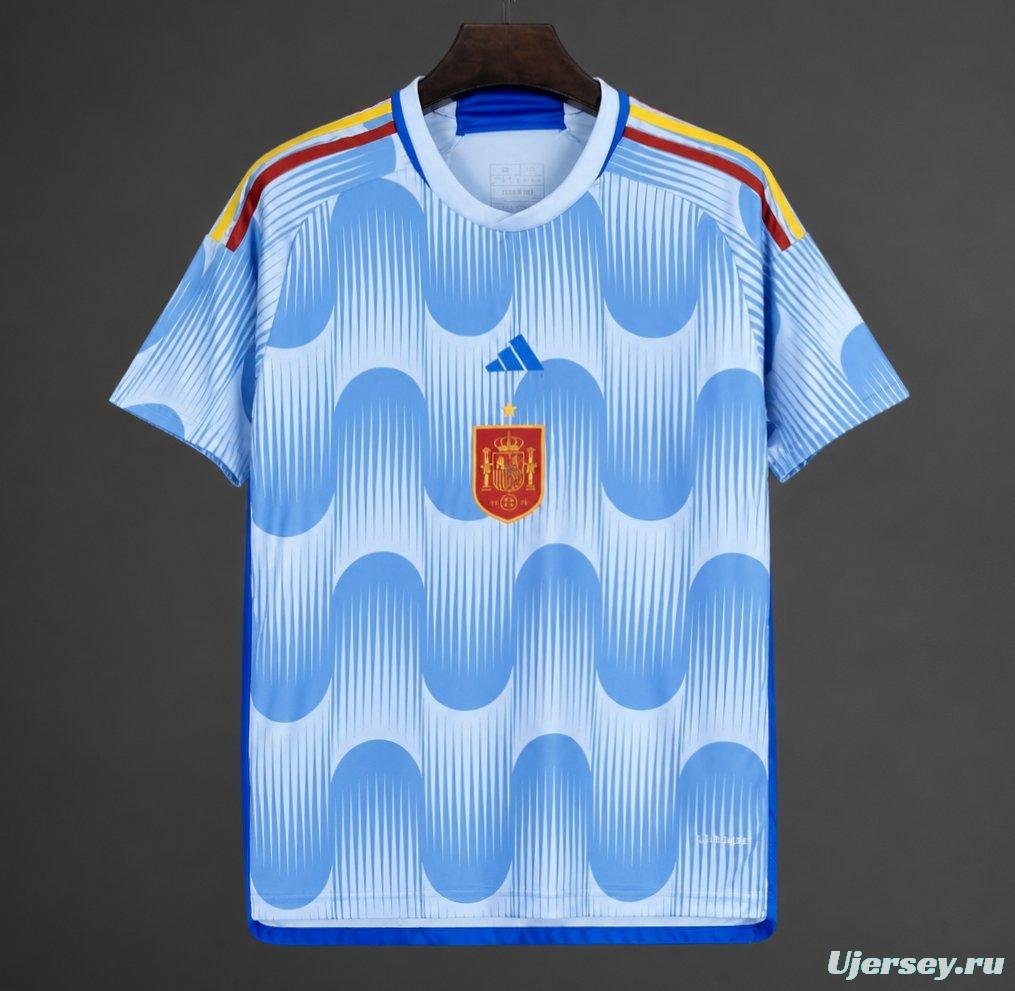 2022 Retro Spain World Cup Away Jersey