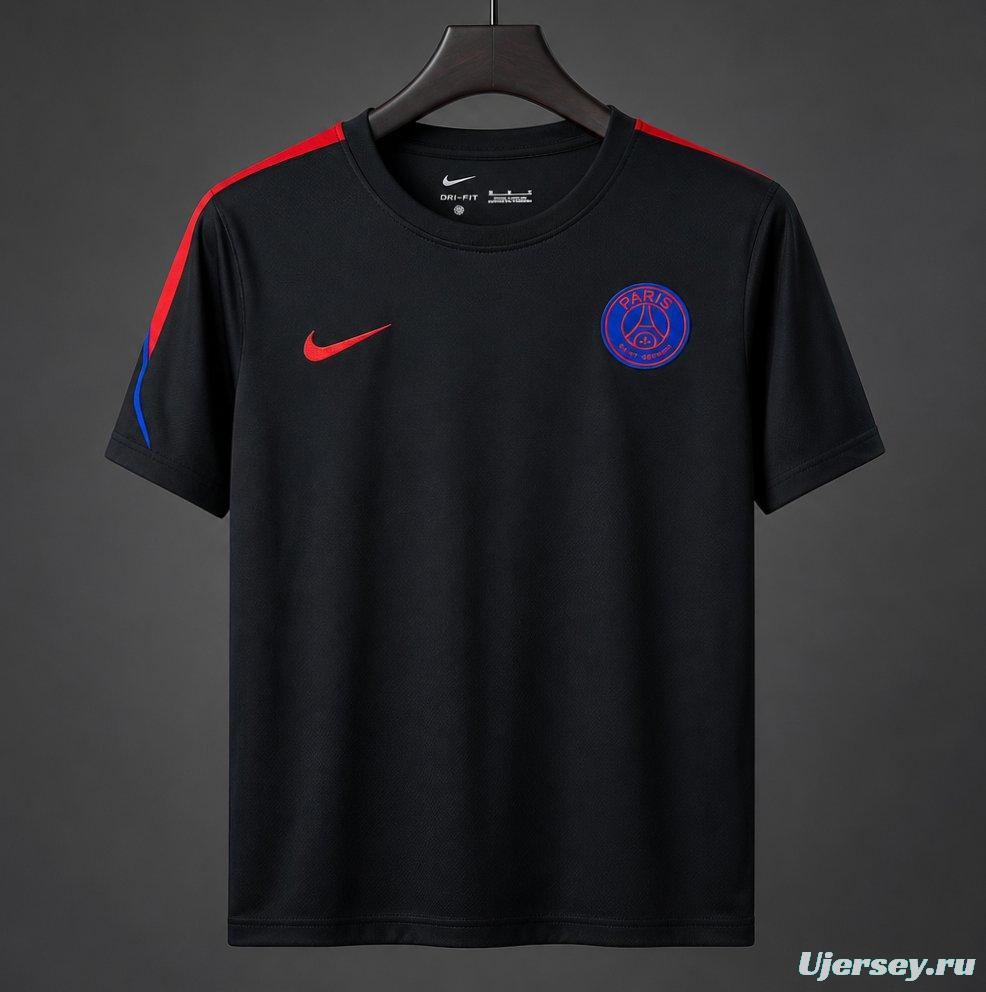 23/24 Paris Saint-Germain Black & Red Training Jersey