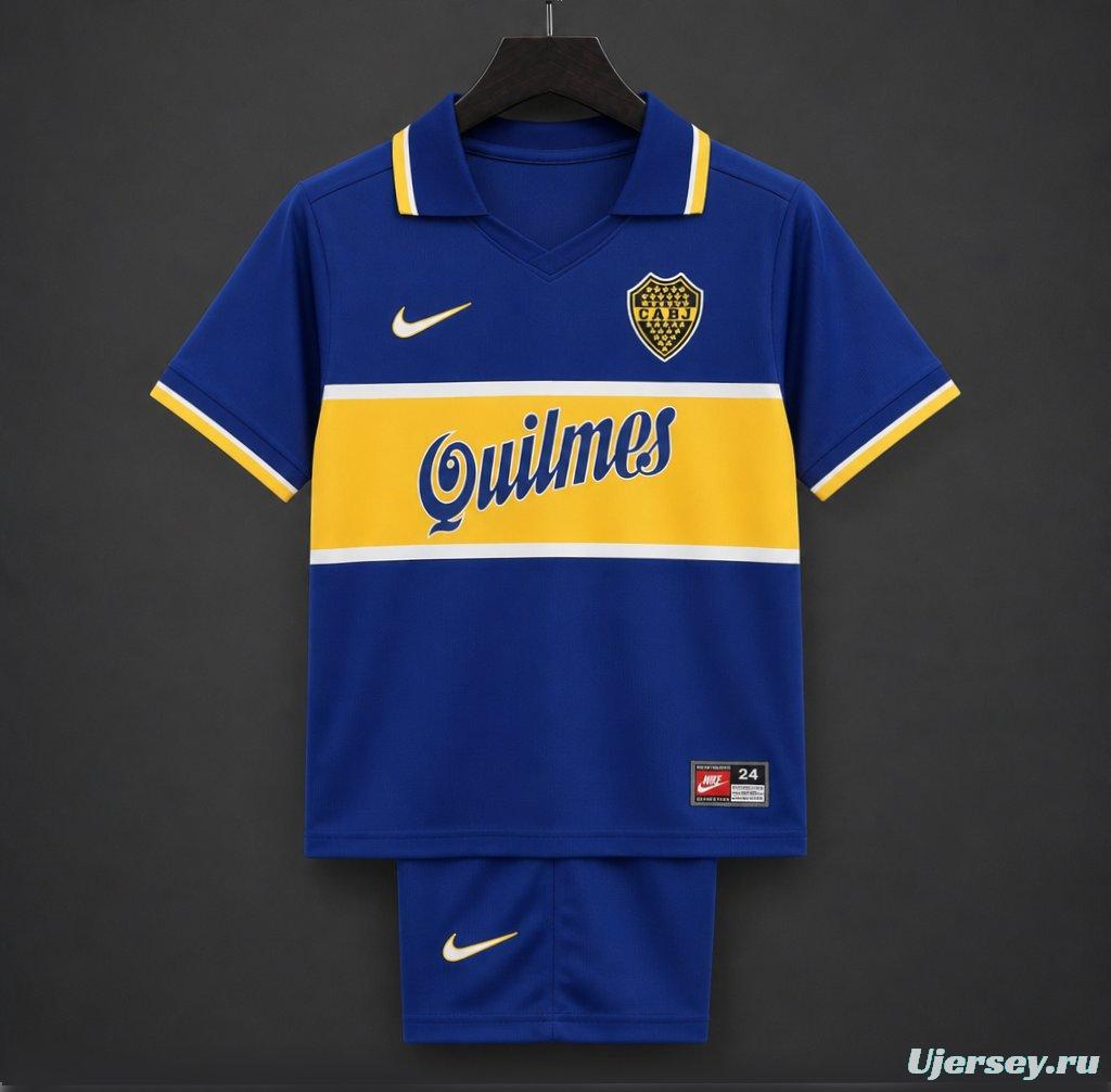 Retro Kids 96/97 Boca Juniors Home Jersey