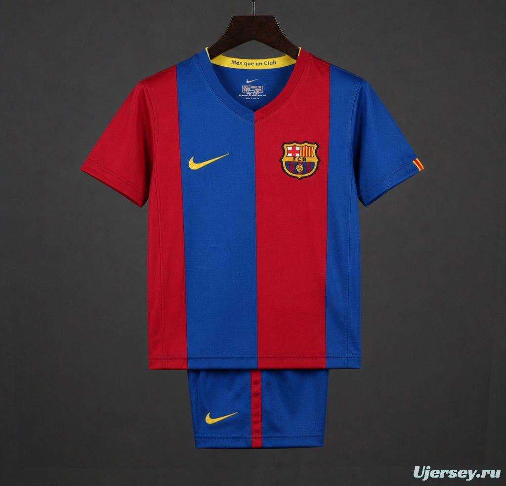 Retro Kids 06/07 FC Barcelona Home Jersey
