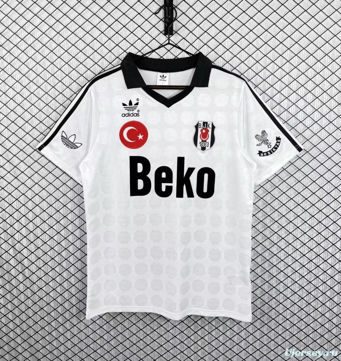 Retro 90/91 Besiktas Home Jersey