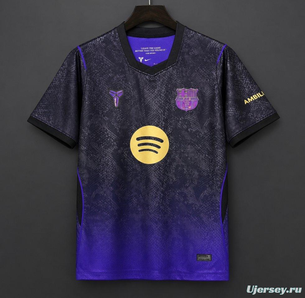 26/27 Barcelona Away "Purple Mamba" Purple Black Jersey