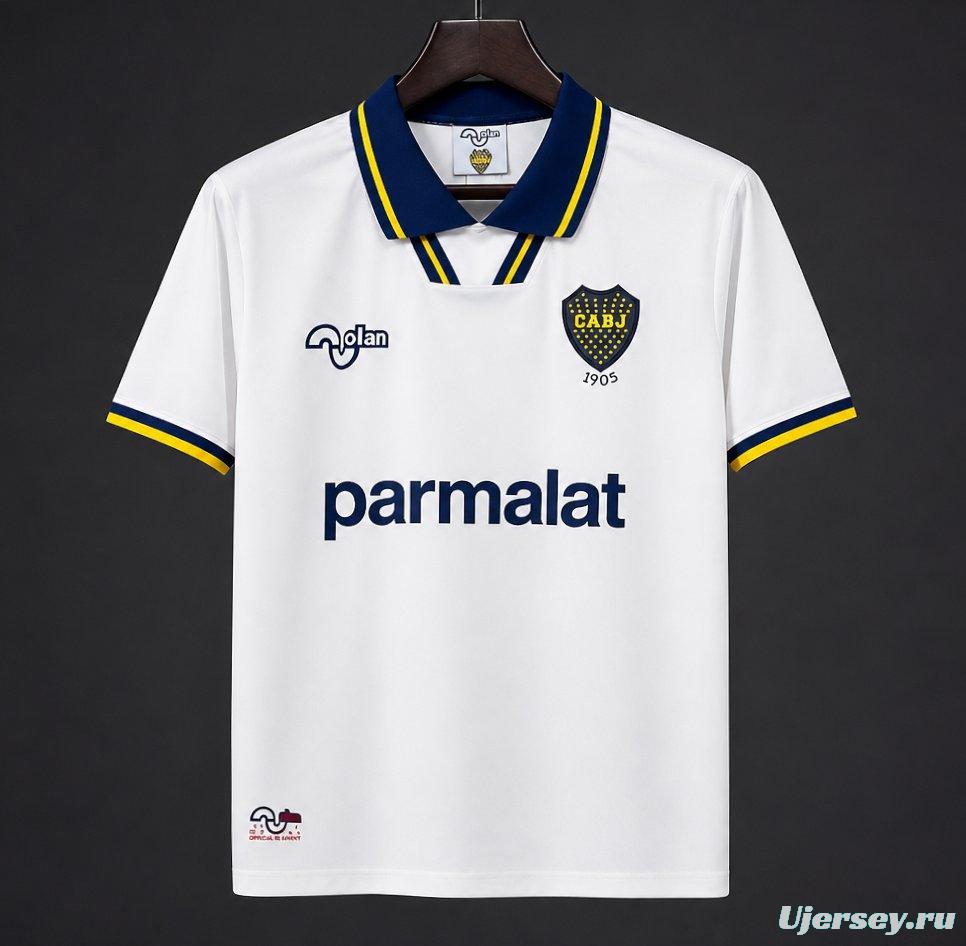 Retro 92/93 Boca Juniors Away White Jersey