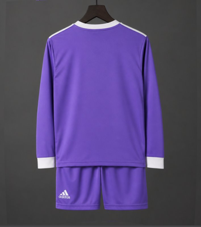 Retro Kids 16/17 Real Madrid Away Long Sleeve Jersey