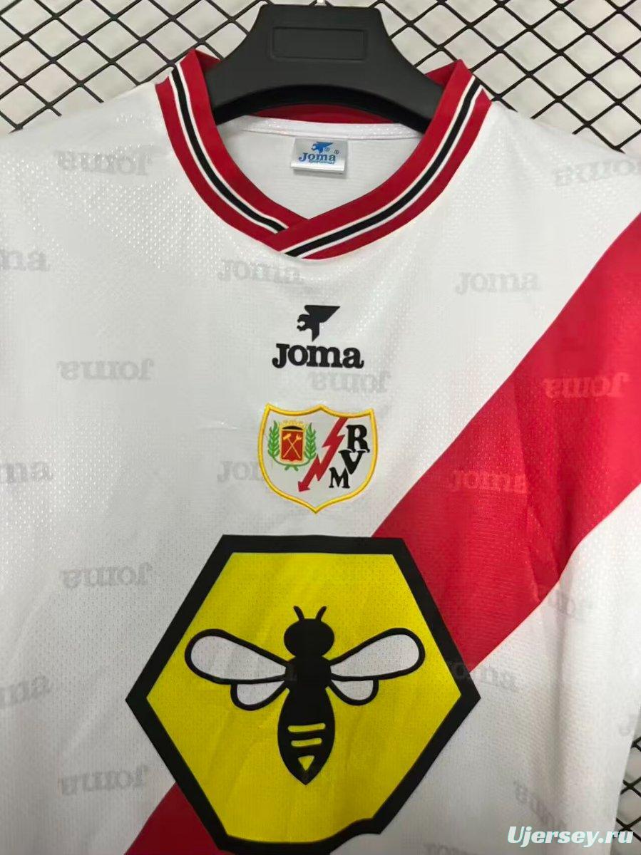 Retro 99/00 Rayo Vallecano Home Jersey