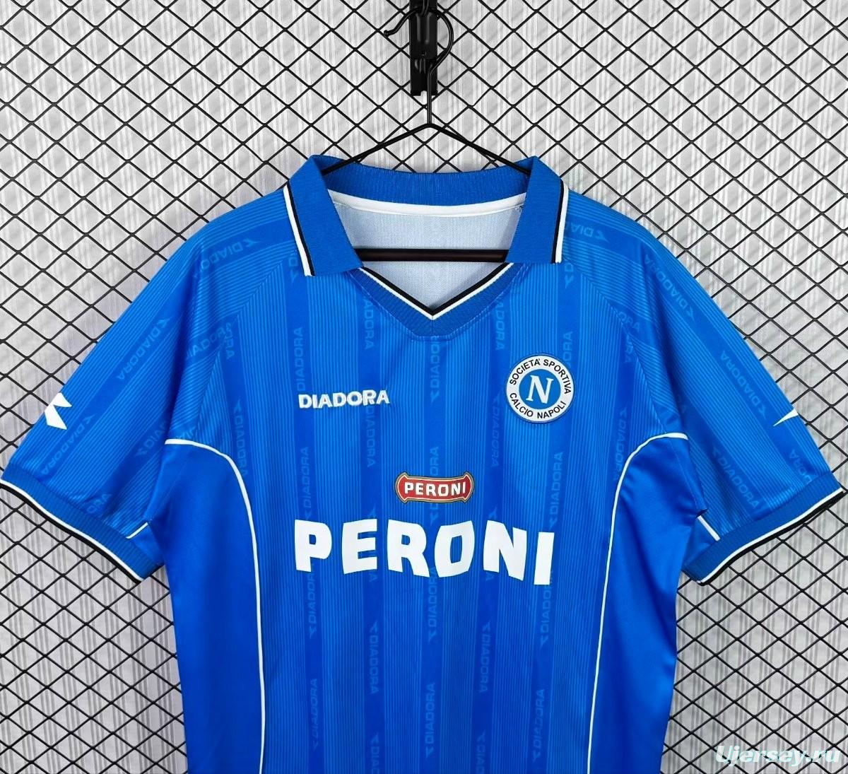 Retro 00/01 Napoli Home Jersey