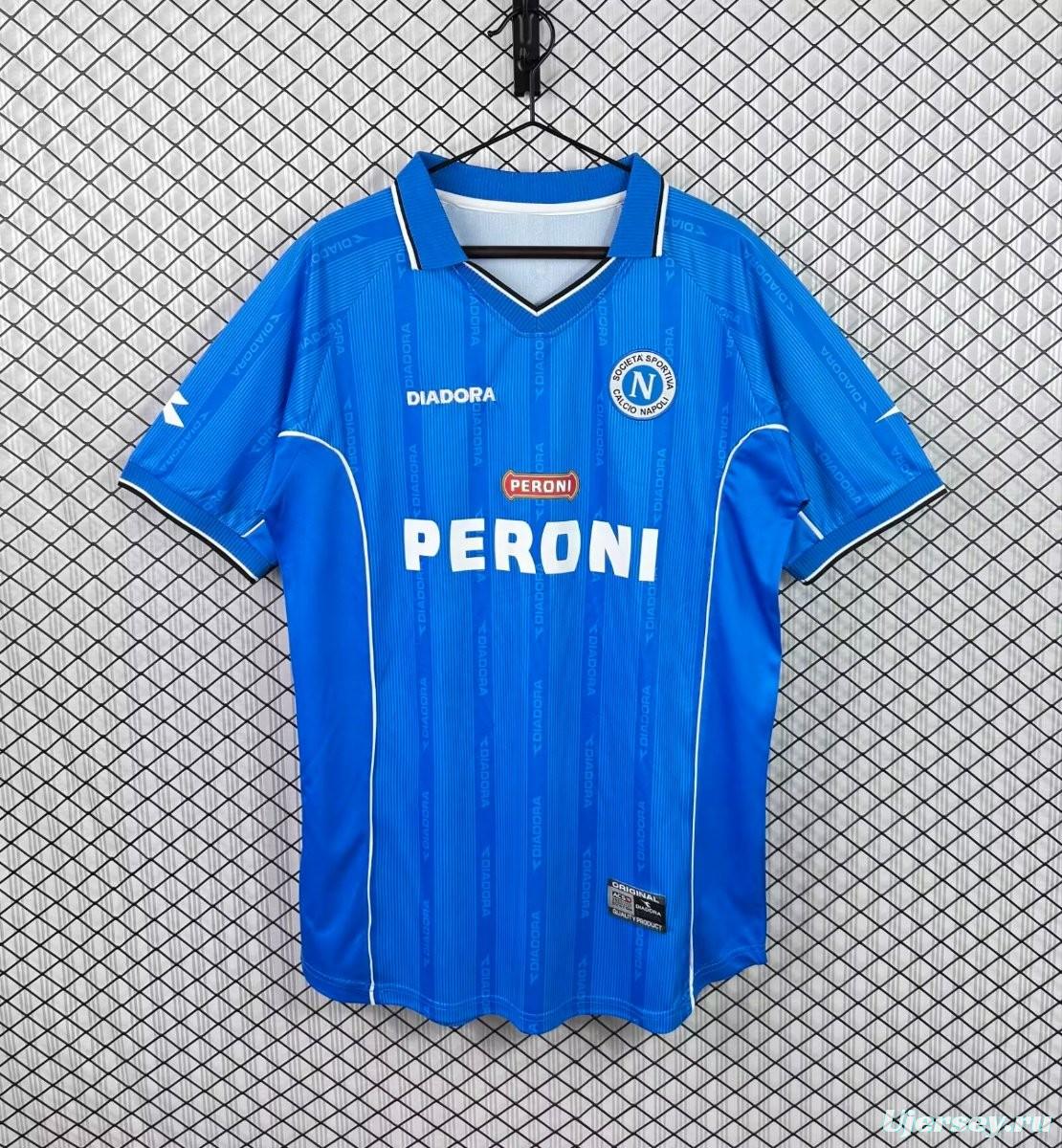 Retro 00/01 Napoli Home Jersey