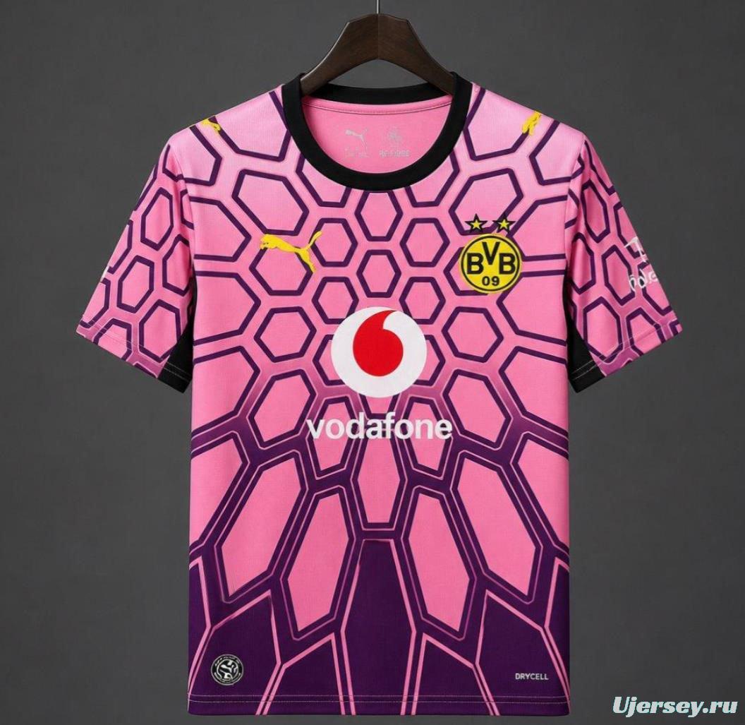 26/27 Borussia Dortmund Goalkeeper Pink Jersey