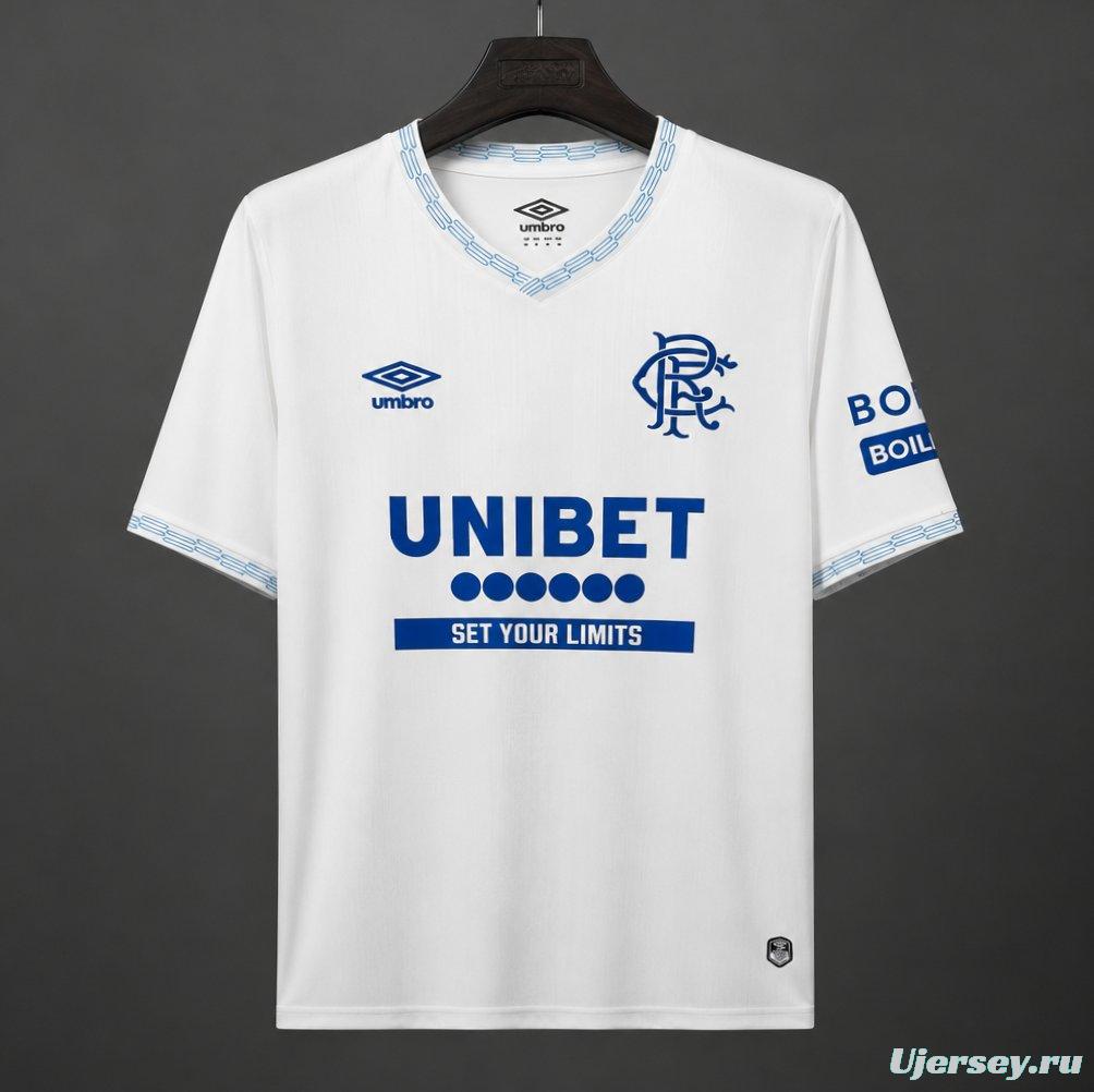 26/27 Glasgow Rangers Away White Jersey