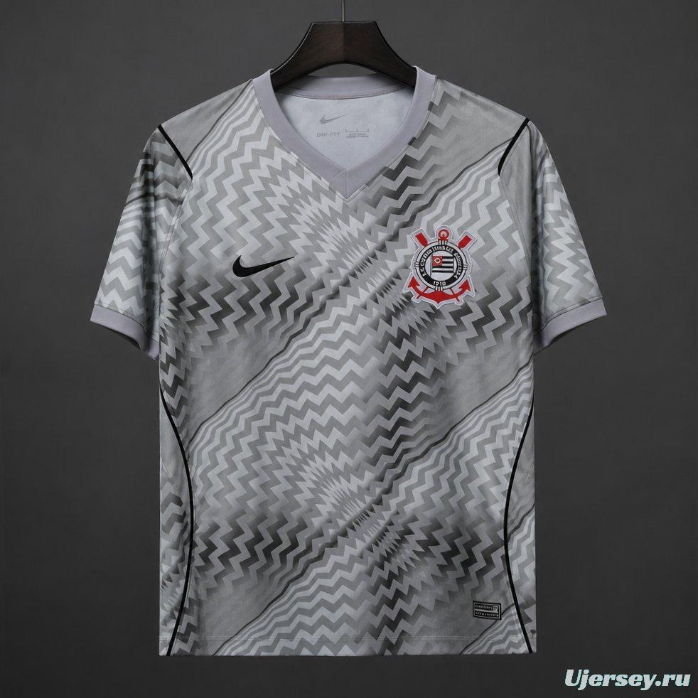 26/27 Corinthians Goalkeeper Jersey With Distinctive Black