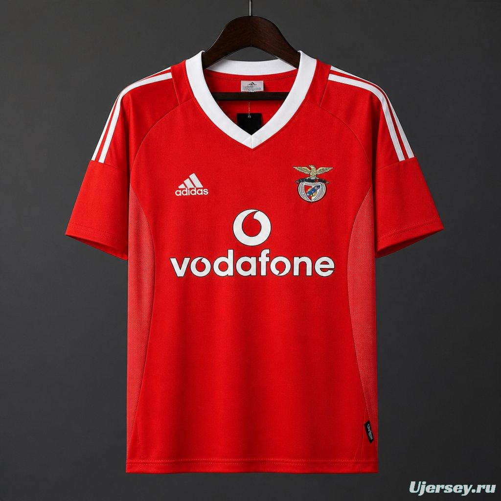 Retro 02/03 Benfica Home Jersey