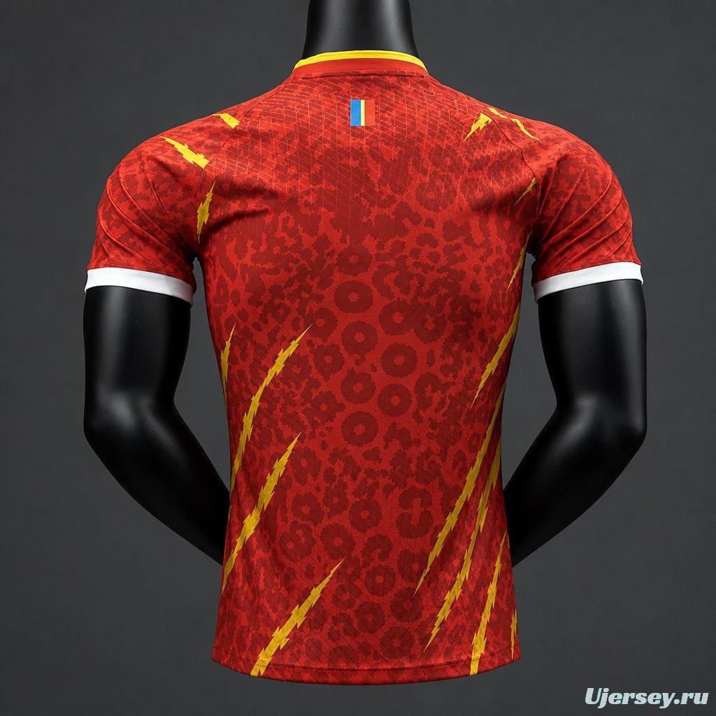 Player Version 2026 Congo Third Red Jersey