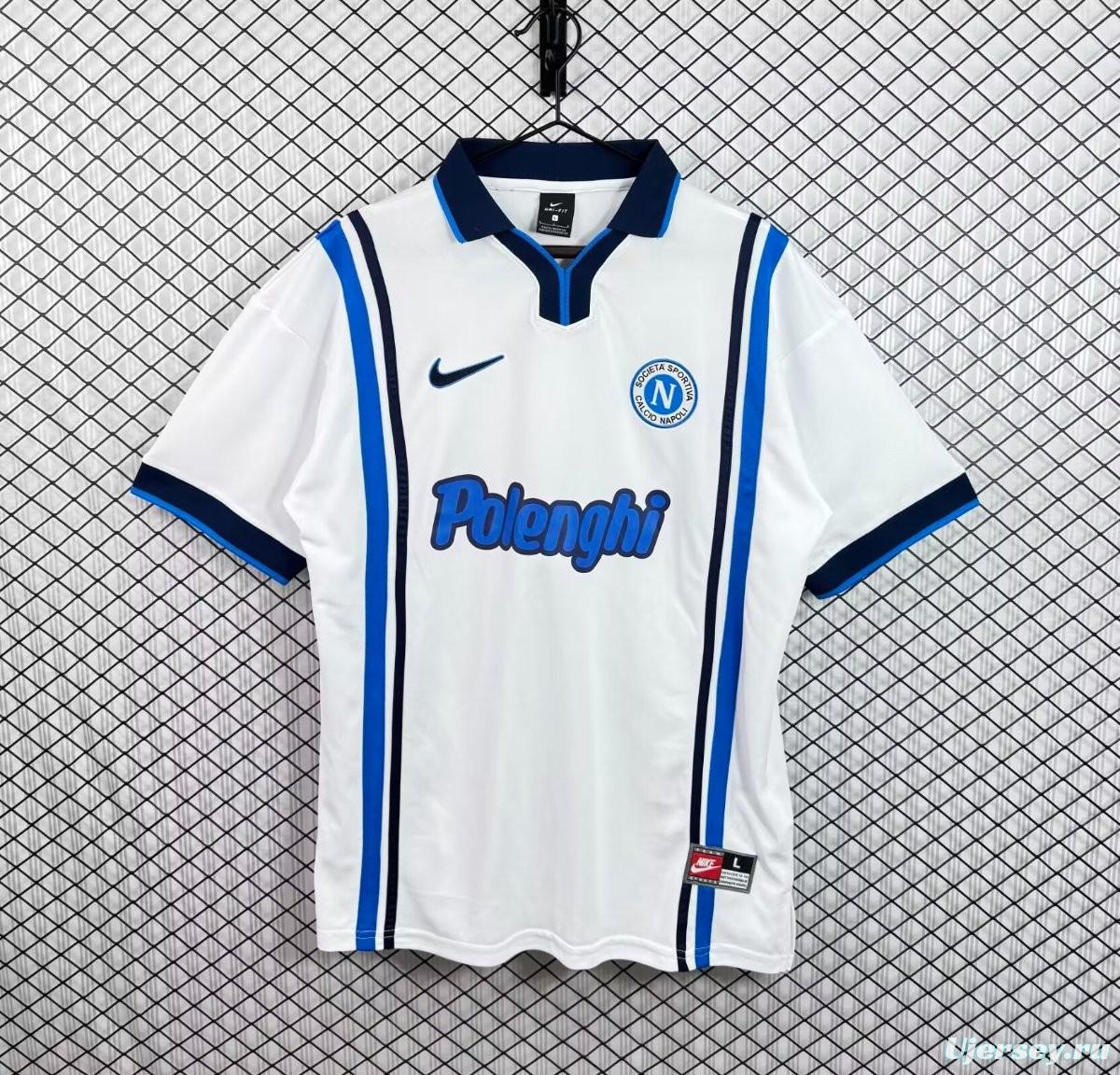 Retro 97/98 Napoli Away White Jersey