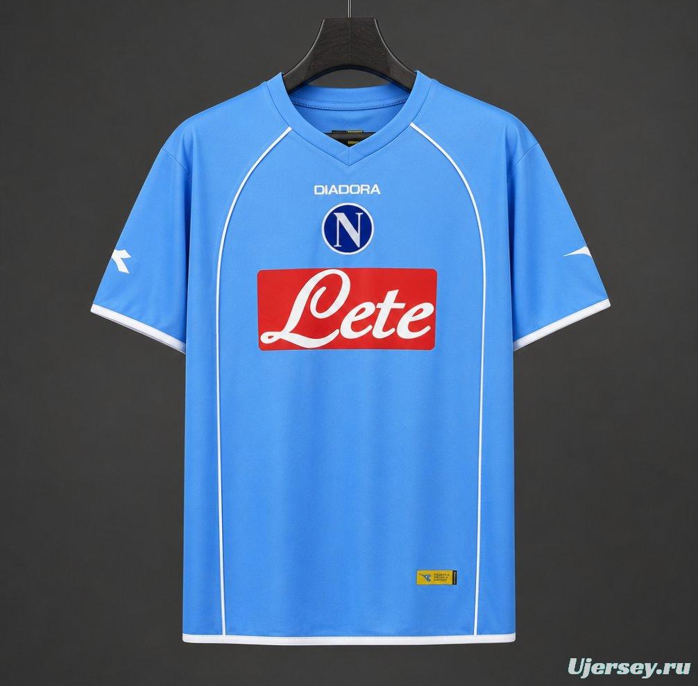 Retro 06/07 Napoli Home Sky Blue Jersey