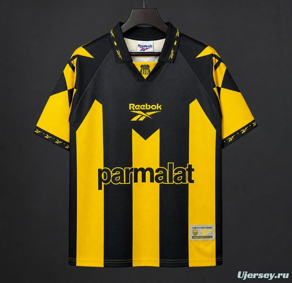 Retro 98/99 Club Atletico Penarol Home Yellow Black Jersey