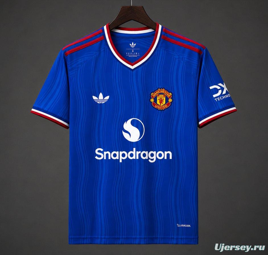 26/27 Manchester United Away Blue Jersey