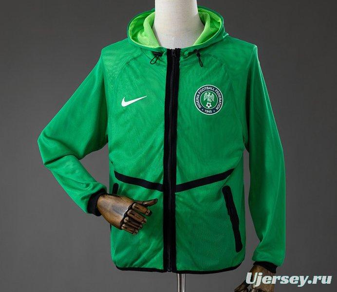 2026 Nigeria Men's Football Anthem Jacket - Green