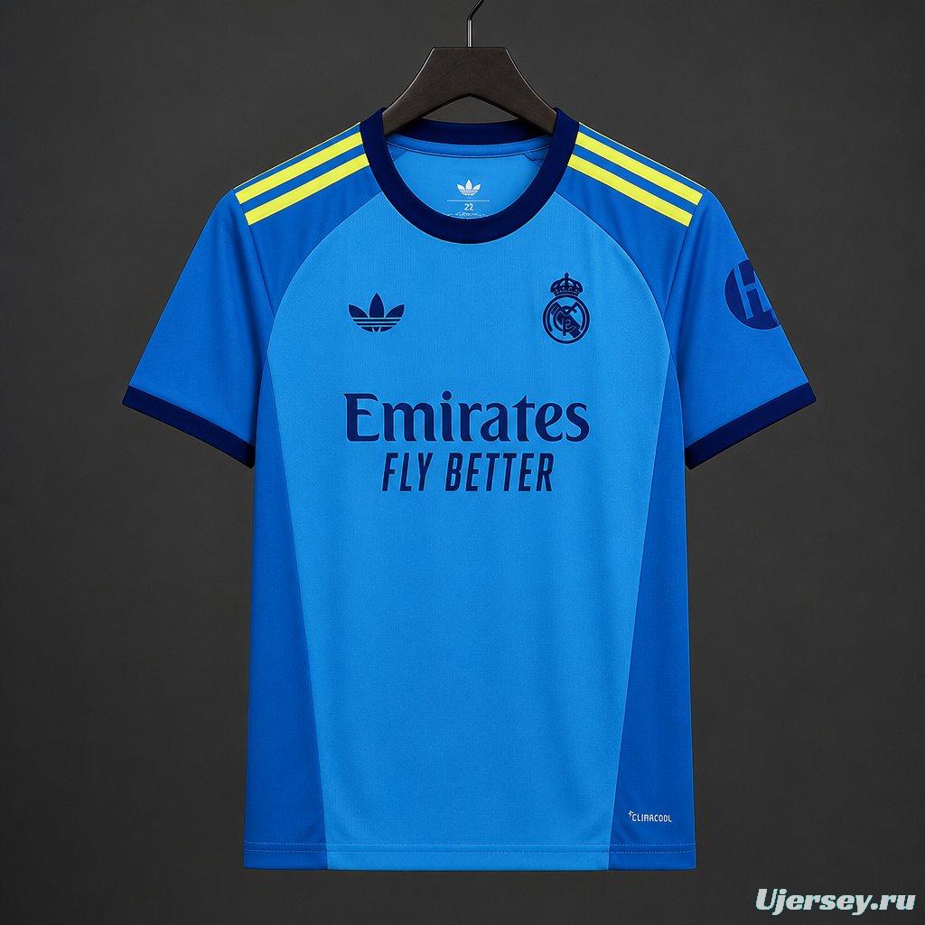 26/27 Real Madrid Goalkeeper Away Blue Jersey