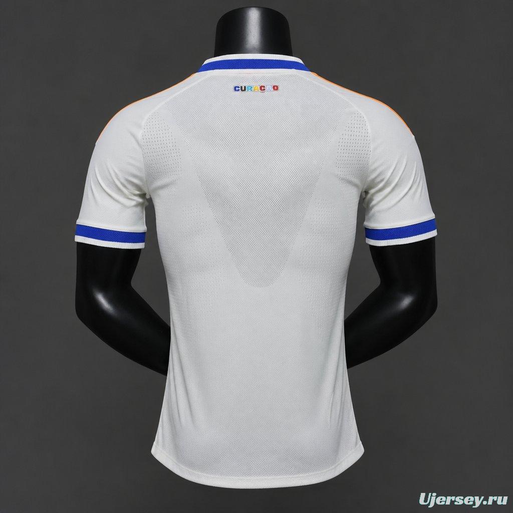 Player Version 2026  Curaçao World Cup Away White Jersey