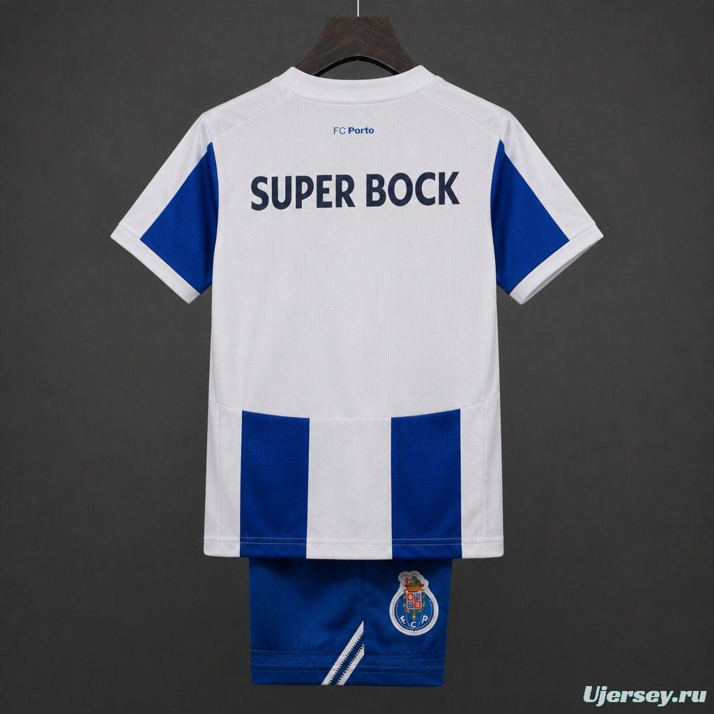 26/27 Kids Porto Home Jersey