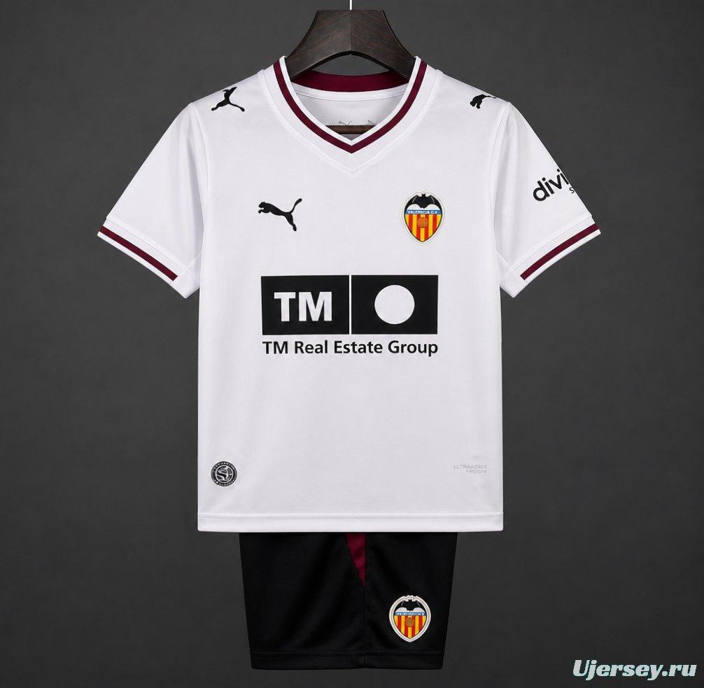 26/27 Kids Valencia CF Home Jersey
