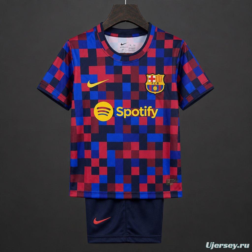 26/27 Kids Barcelona Academy Pro Pre-Match Jersey