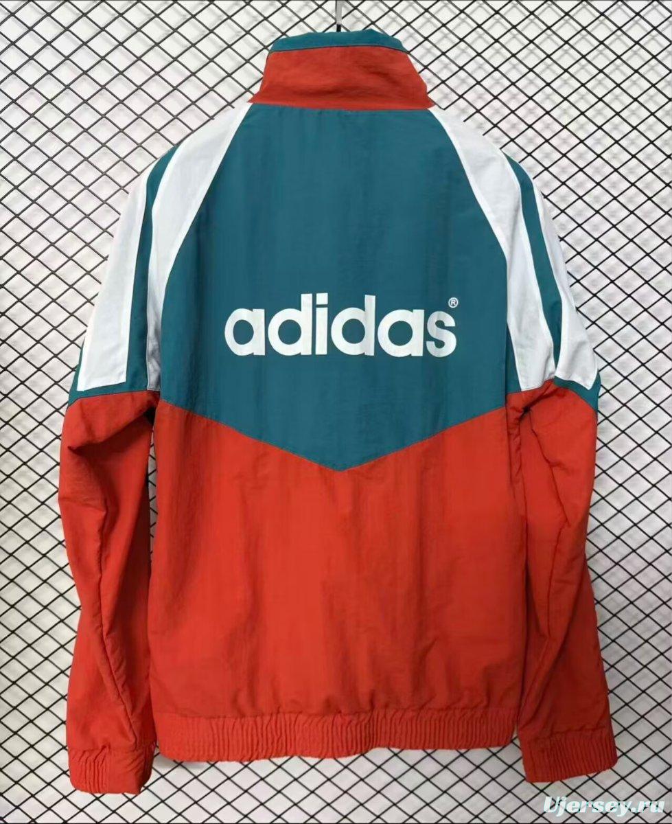 Retro 92/93 Liverpool Centenary Full Zipper Rain Jacket