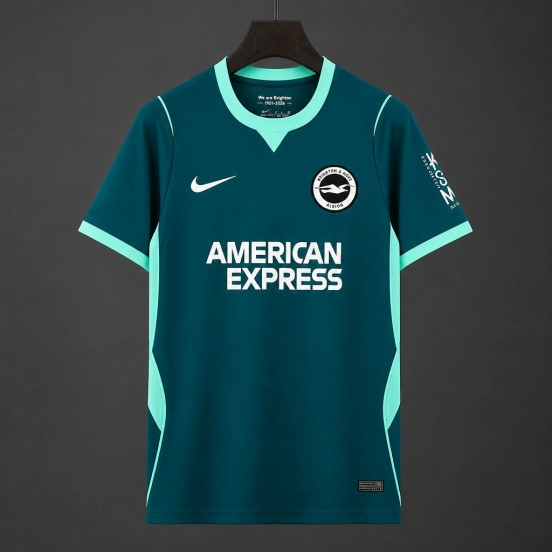 26/27 Brighton Hove Albion Third Teal Jersey
