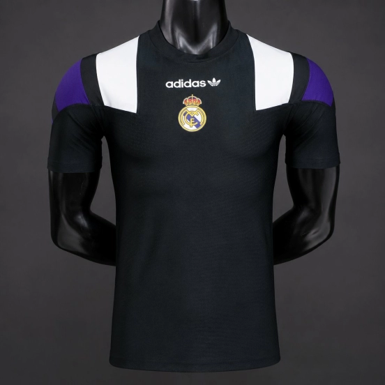 Player Version 26/27  Real Madrid Casual Retro Black Jersey