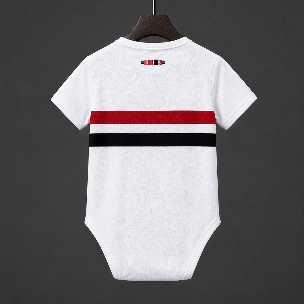 26/27 Sao Paulo Home Baby Romper Jersey