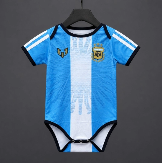 2026 Argentina Messi Farewell Commemorative Baby Romper Jersey